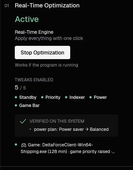 Real-Time Optimization on, a game found